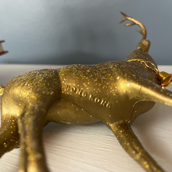 Vintage plastic deer gold - Picture 5 of 12